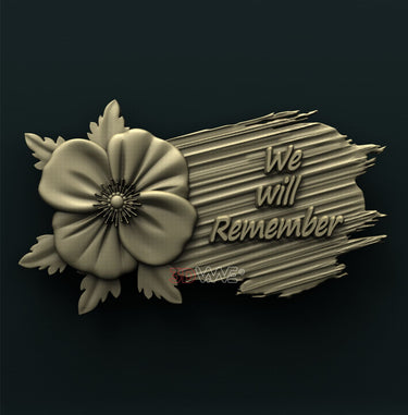 REMEMBERANCE DAY 3D STL 3DWave